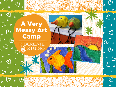 Kidcreate Studio - San Antonio. A Very Messy Art Camp (5-12 Years)