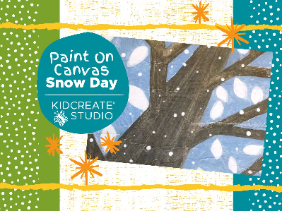 Paint on Canvas - Snow Day (4-12 Years)